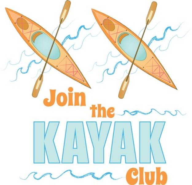 Picture of Kayak Club SVG File