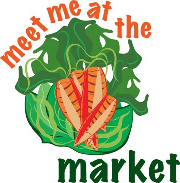 Picture of At The Market SVG File