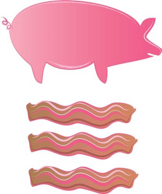 Picture of Pig Bacon SVG File