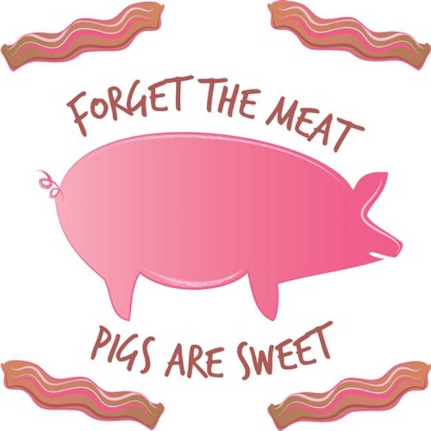 Picture of Pigs Are Sweet SVG File