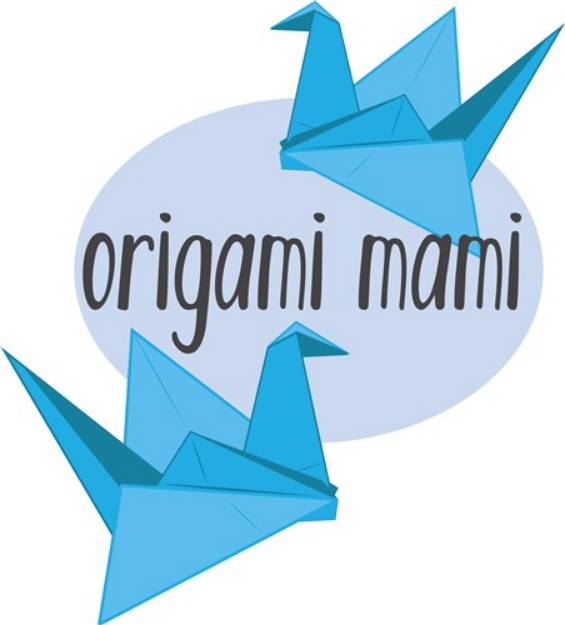 Picture of Origami Mami SVG File