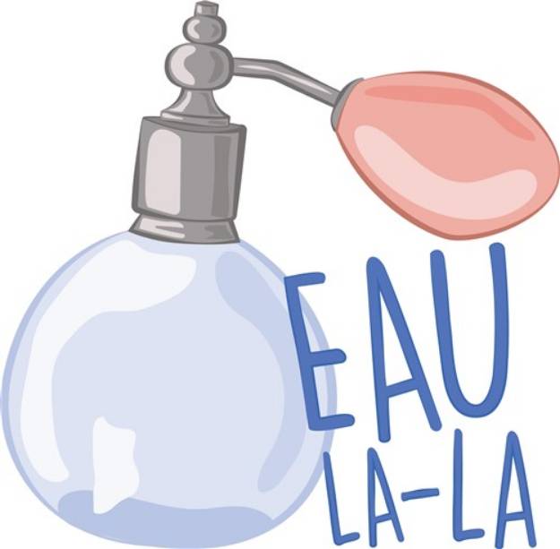 Picture of Eau La-La Perfume SVG File
