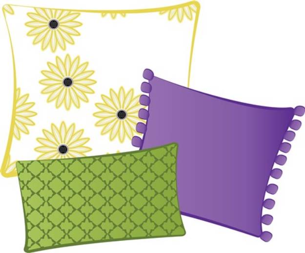 Picture of Pillows SVG File