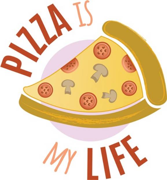 Picture of Pizza Life SVG File