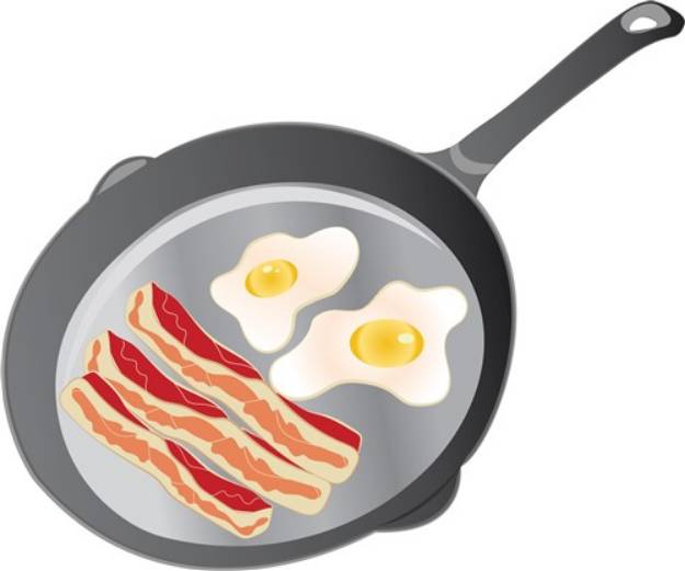 Picture of Bacon & Eggs SVG File