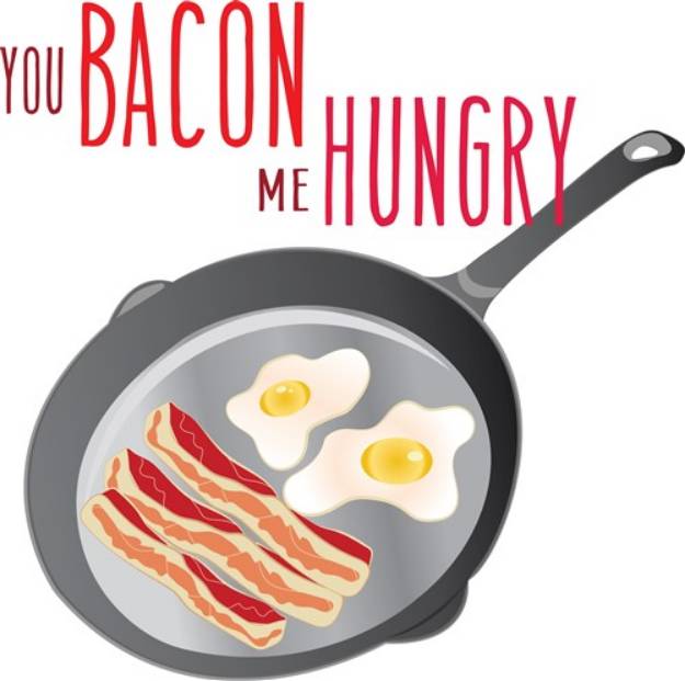 Picture of Bacon Hungry SVG File