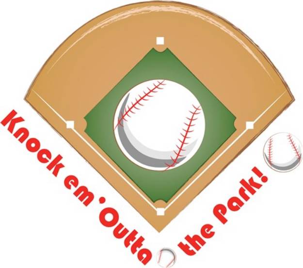 Picture of Outta The Park SVG File