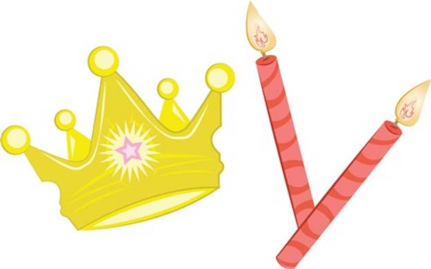 Picture of Royal Birthday SVG File