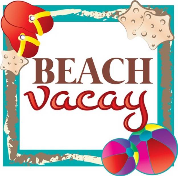 Picture of Beach Vacay SVG File