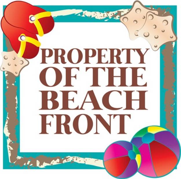Picture of Beach Front SVG File