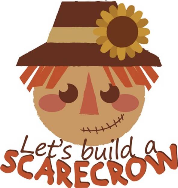 Picture of Lets Build A Scarecrow SVG File