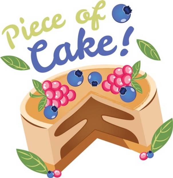 Picture of Piece Of Cake SVG File