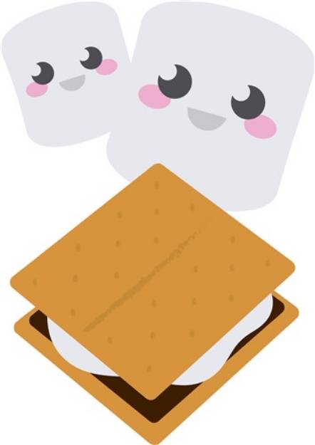 Picture of Kawaii Smores SVG File