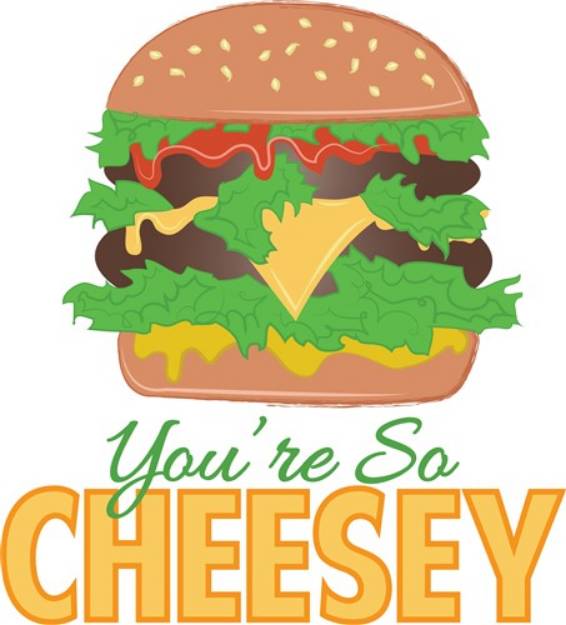 Picture of Youre So Cheesey SVG File