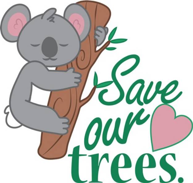 Picture of Save Trees SVG File