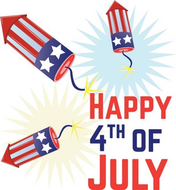 Picture of 4th of July SVG File