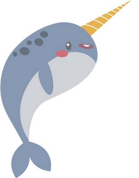 Picture of Narwhal SVG File