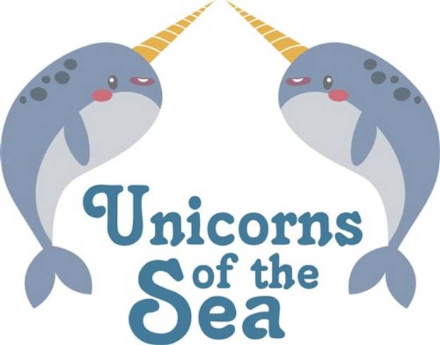 Picture of Unicorns Of The Sea SVG File