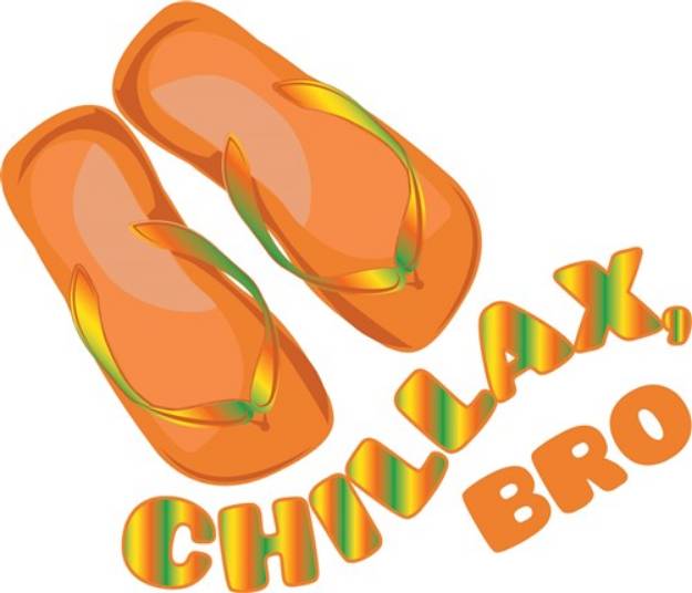 Picture of Chillax Bro SVG File