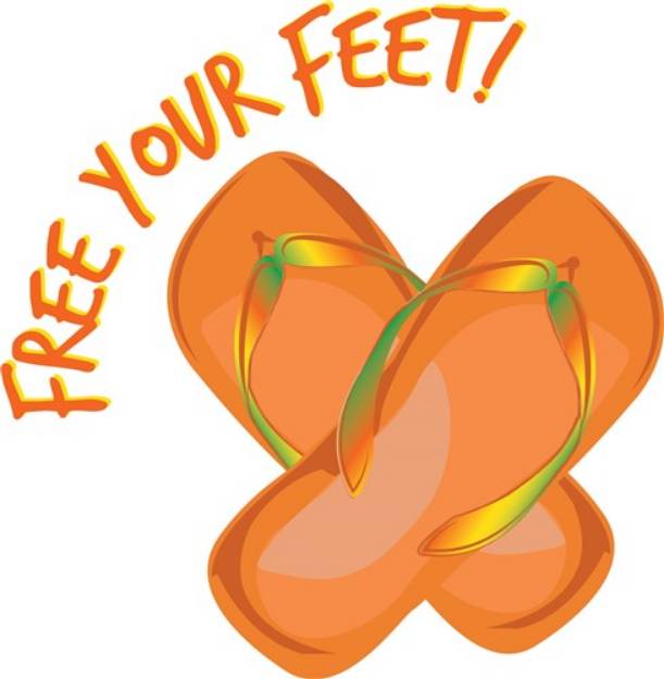 Picture of Free Feet SVG File
