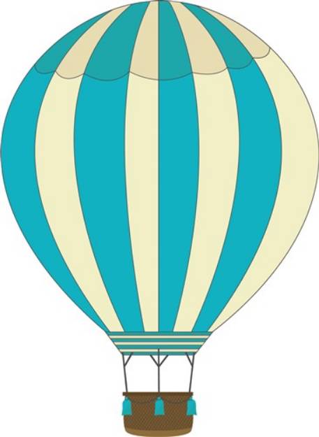 Picture of Hot Air Balloon SVG File