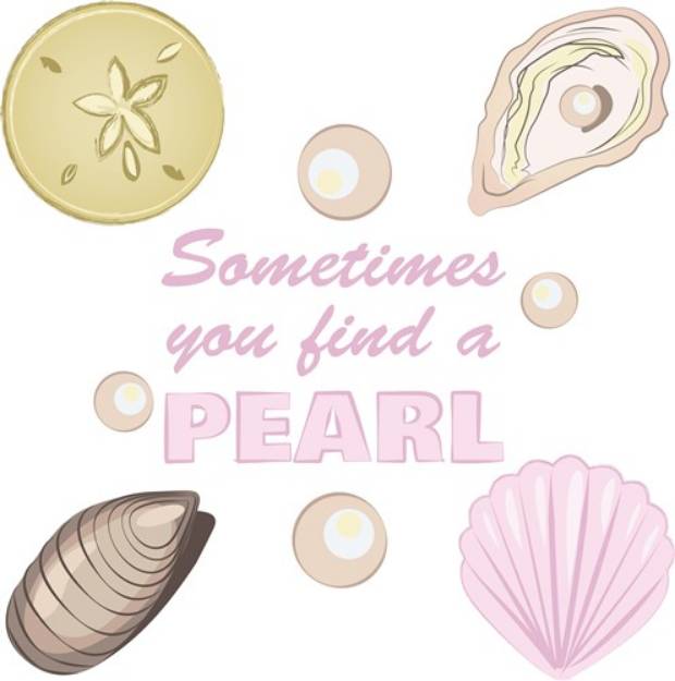 Picture of Find A Pearl SVG File