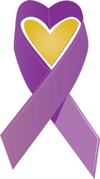 Picture of Purple Heart Ribbon SVG File