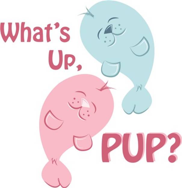 Picture of Whats Up Pup SVG File