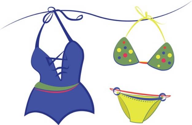 Picture of Swim Suits SVG File
