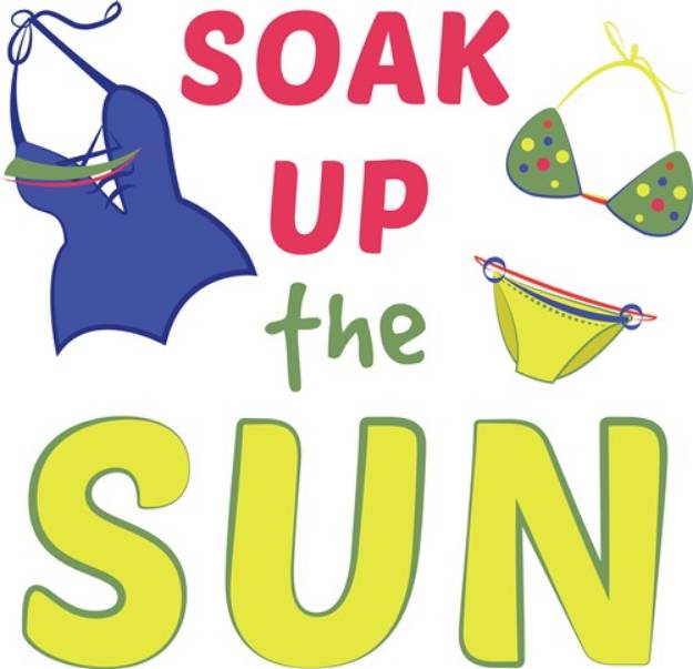 Picture of Soak Up The Sun SVG File