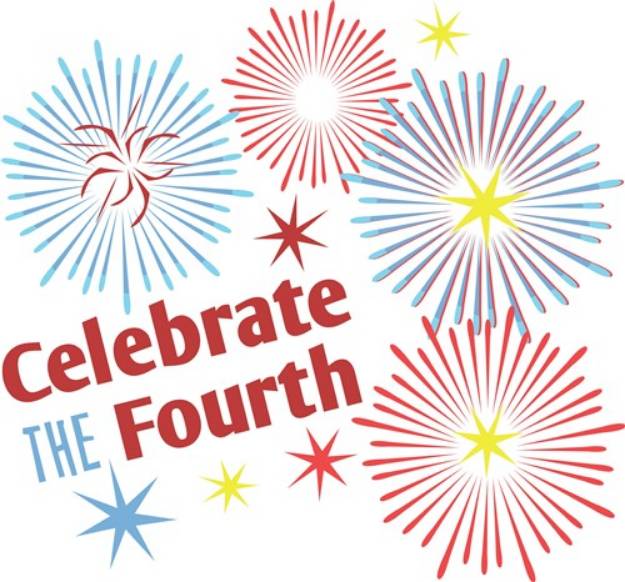 Picture of Celebrate The Fourth SVG File