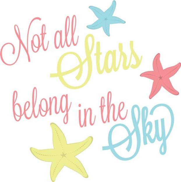 Picture of Stars In The Sky SVG File