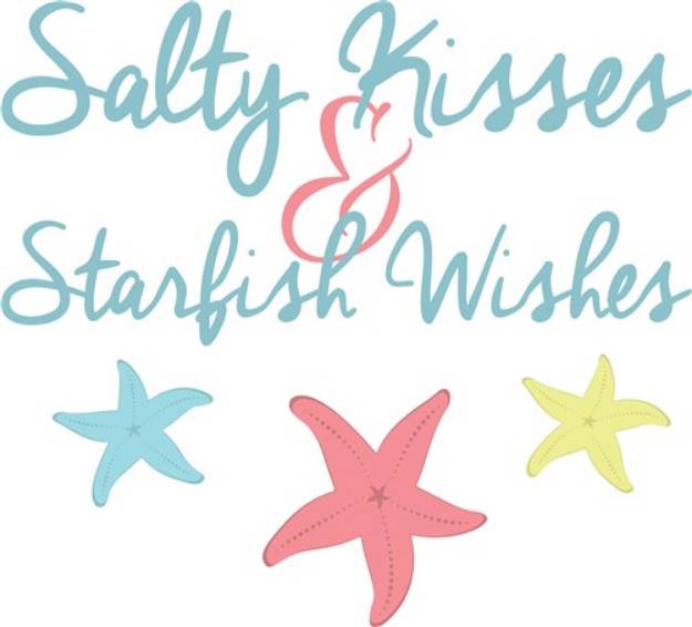 Picture of Starfish Wishes SVG File