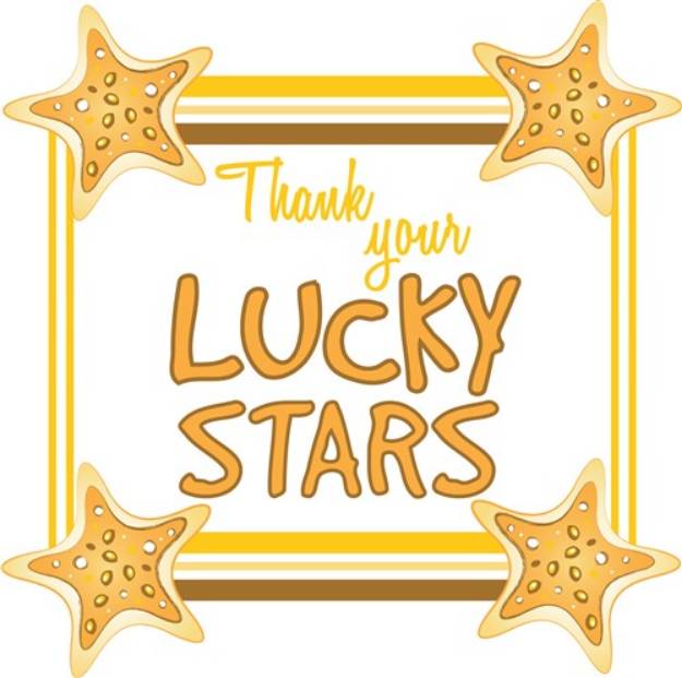 Picture of Lucky Stars SVG File