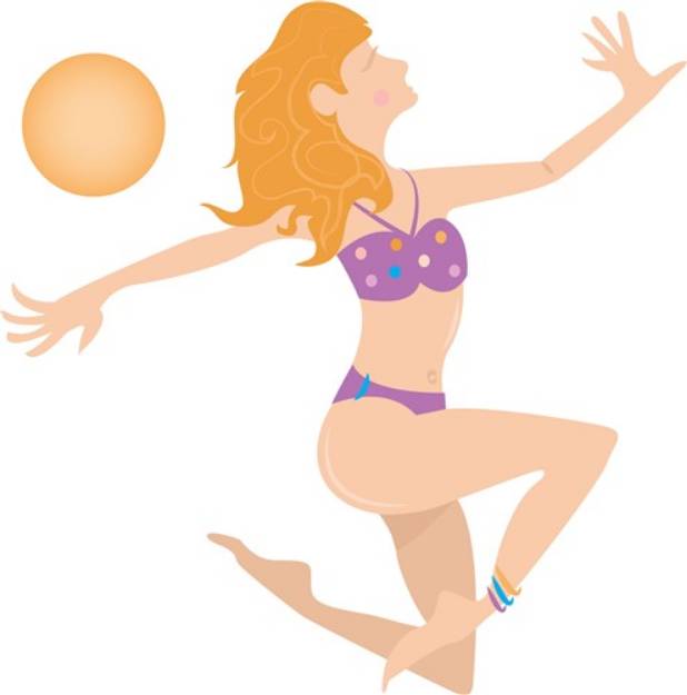 Picture of Summer Woman SVG File