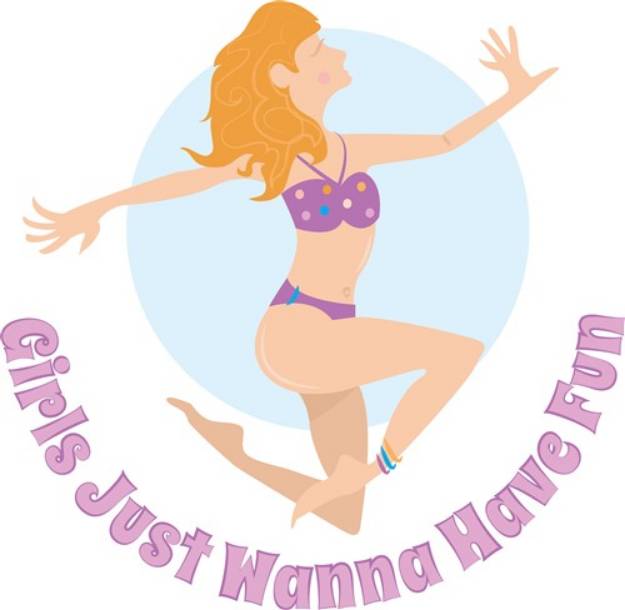 Picture of Girls Wanna Have Fun SVG File