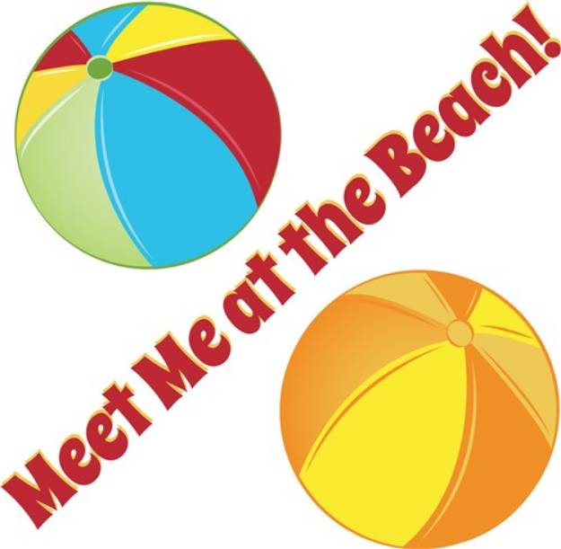 Picture of At The Beach SVG File