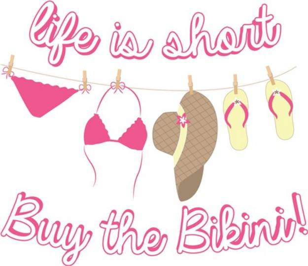 Picture of Buy The Bikini SVG File