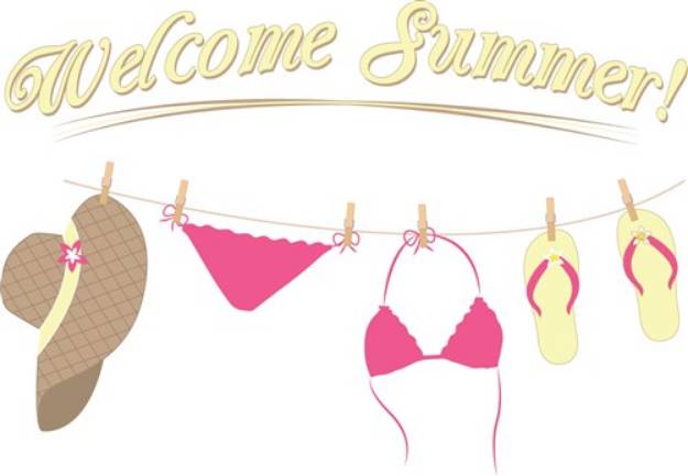 Picture of Welcome Summer SVG File