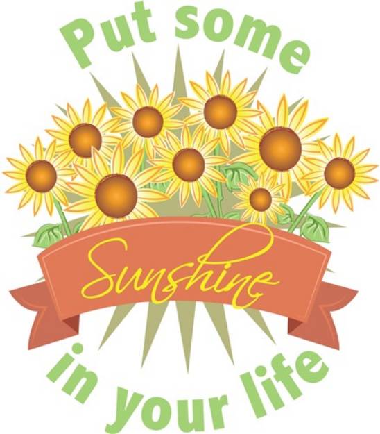 Picture of Sunshine In Your Life SVG File