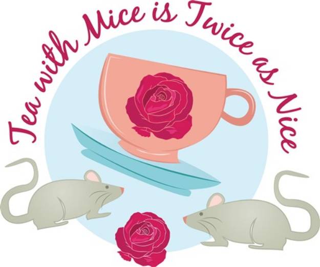 Picture of Tea With Mice SVG File