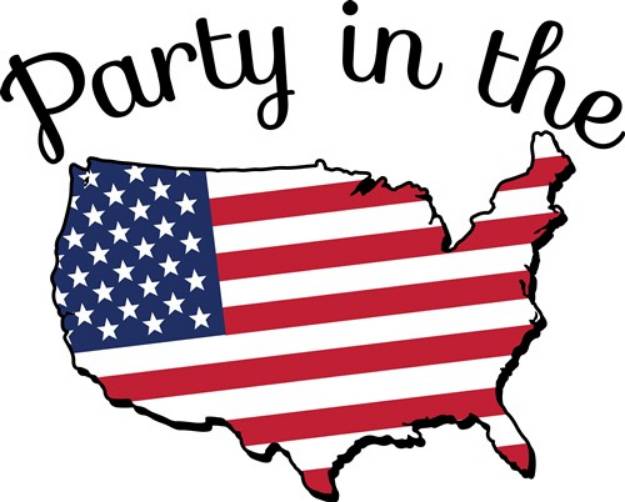 Picture of Party In The USA SVG File