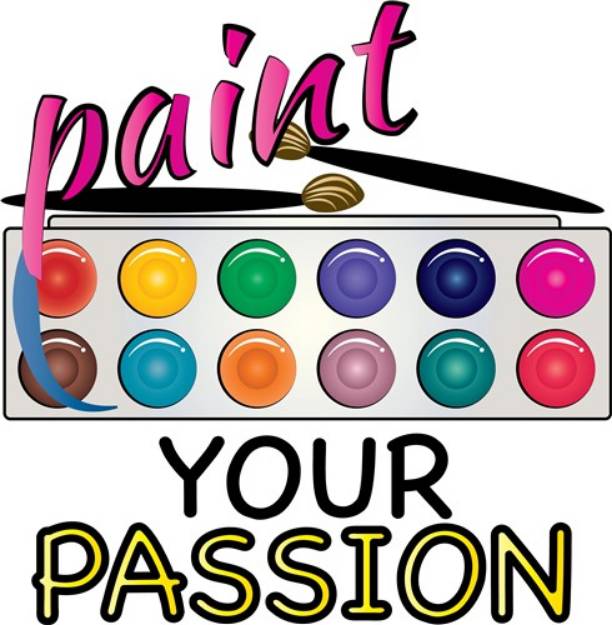 Picture of Paint Your Passion SVG File