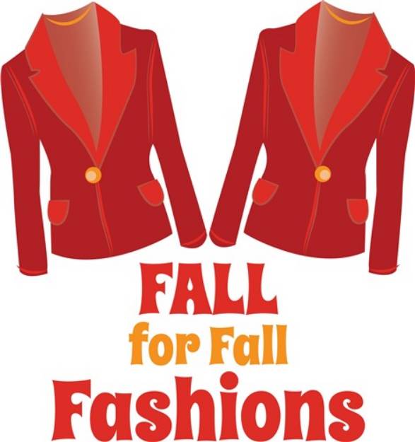 Picture of Fall For Fall Fashions SVG File