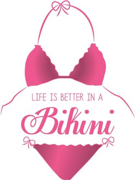 Picture of Better In A Bikini SVG File