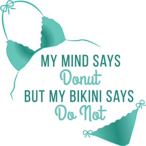 Picture of My Bikini SVG File