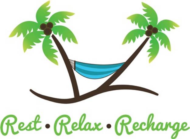 Picture of Rest, Relax, Recharge SVG File