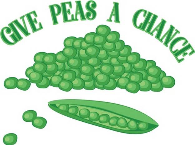 Picture of Give Peas A Chance SVG File