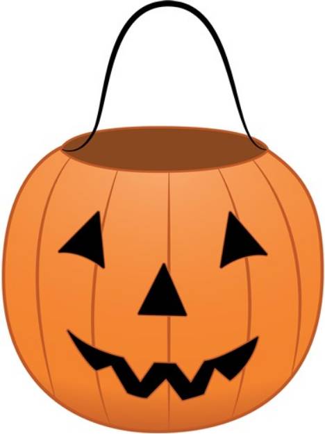 Picture of Pumpkin Bucket SVG File
