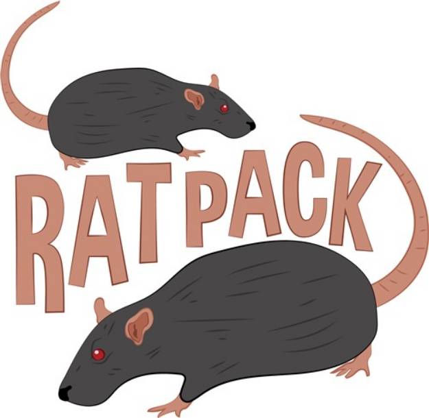 Picture of Rat Pack SVG File